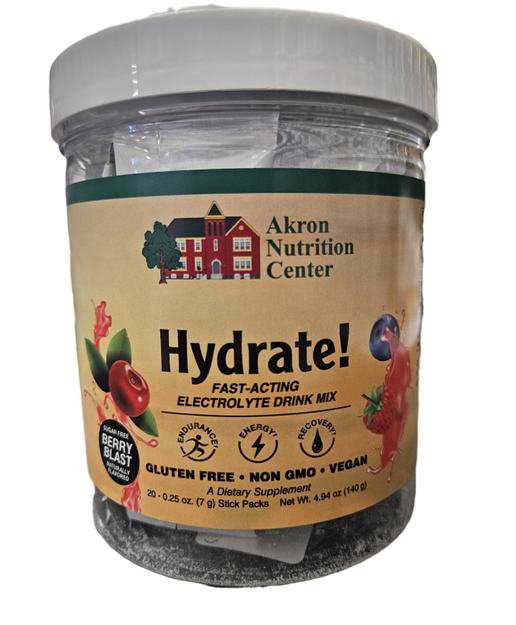 Akron Nutrition Center - Hydrate packets (Berry Blast) - 20 Packets