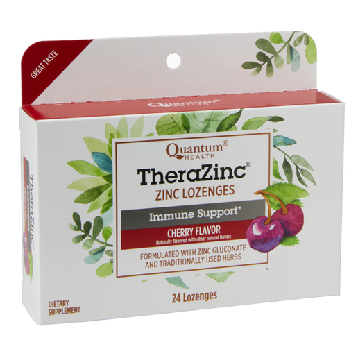 Quantum Health - TheraZinc® Foil-packed Lozenges (Cherry) - 24 Lozenges