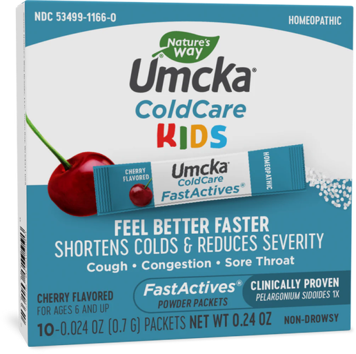 Nature’s Way - Umcka® ColdCare Kids FastActives® (Cherry) - 10 Packets