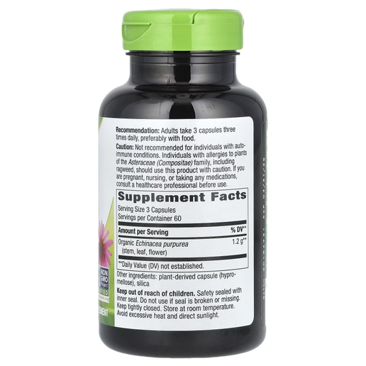 Nature's Way - Echinacea Purpurea Herb - 180 VCaps