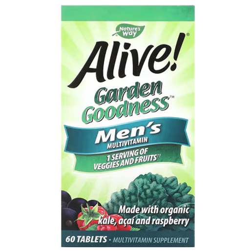 Nature’s Way - Alive!® Garden Goodness™ for Men - 60 Tablets