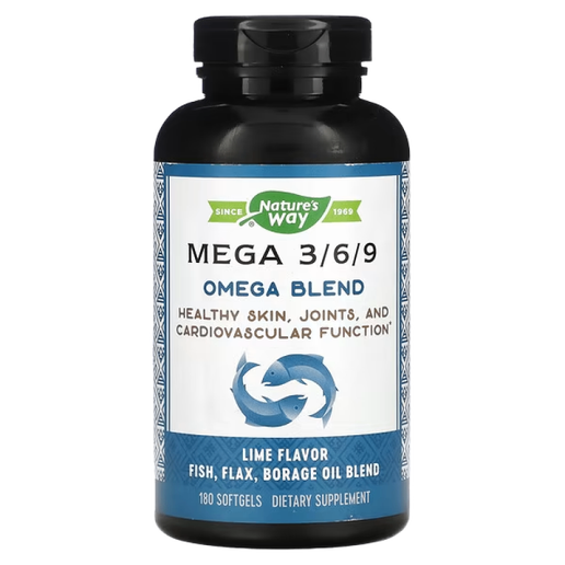 Nature's Way - Mega Omega-3-6-9 Blend - 180 soft gels