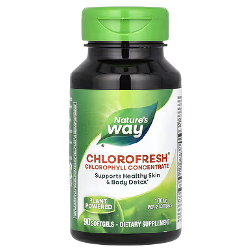 Nature’s Way - Chlorofresh Chlorophyllin Concentrate - 90 soft gels