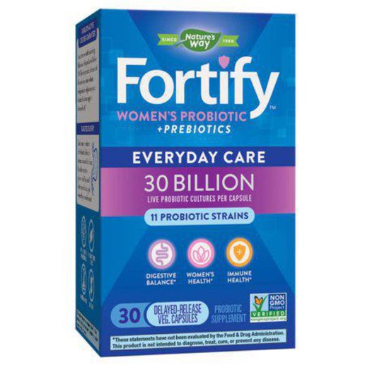 Nature's Way - Fortify Women's 30 billion Probiotic - 30 VCaps ( no refrigerated)