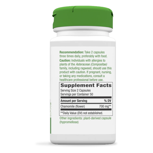 Nature's Way Chamomile Flower - 100 Capsules