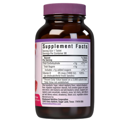 Bluebonnet - Earth Sweet Chewables Vit D3 25 mcg - 90 chewables