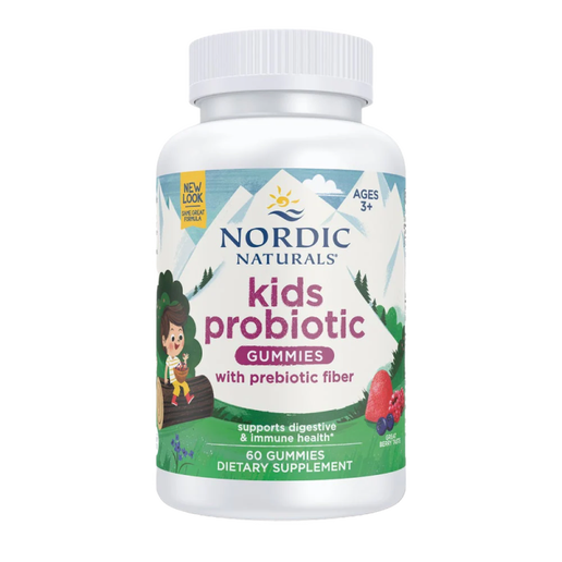 Nordic Naturals - Kids Nordic Flora Probiotic Gummies (Merry Berry Punch) - 60 Gummies