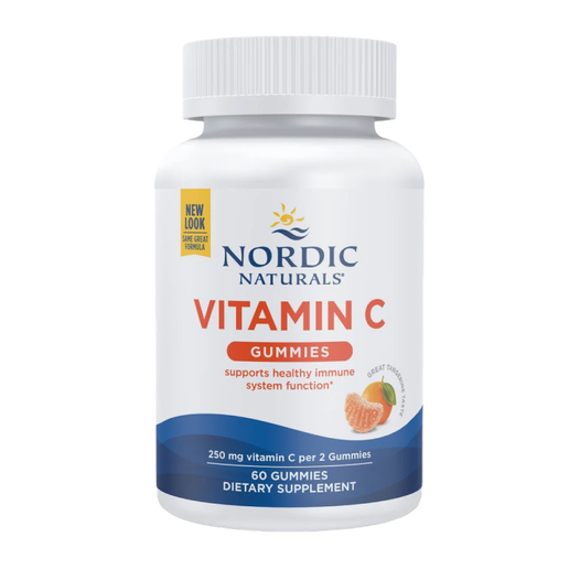 Nordic Naturals - Vitamin C Gummies (Tart Tangerine Flavor) - 120 gummies