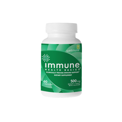 Immune Health Basics - Beta Glutan with Wellmune - 500 mg - 60 Capsulees