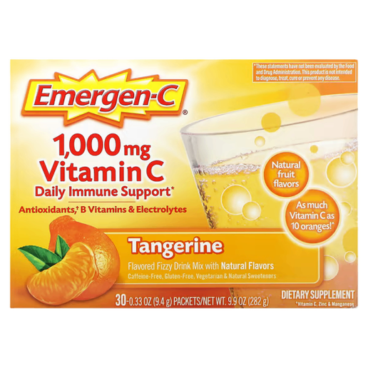 Emergen-C - Vitamin C Drink Mix (Tangerine Flavor) - 30 x .33 oz packets