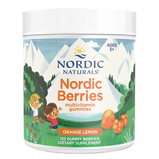 Nordic Naturals - Nordic Berries Multivitamin (Orange Lemon Flavor) - 120 Gummy Berries