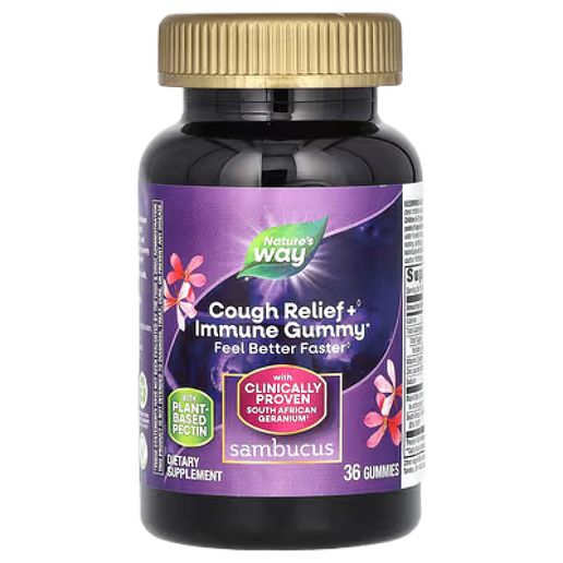 Nature's Way - Sambucus Cough Relief Gummy - 36 Gummies