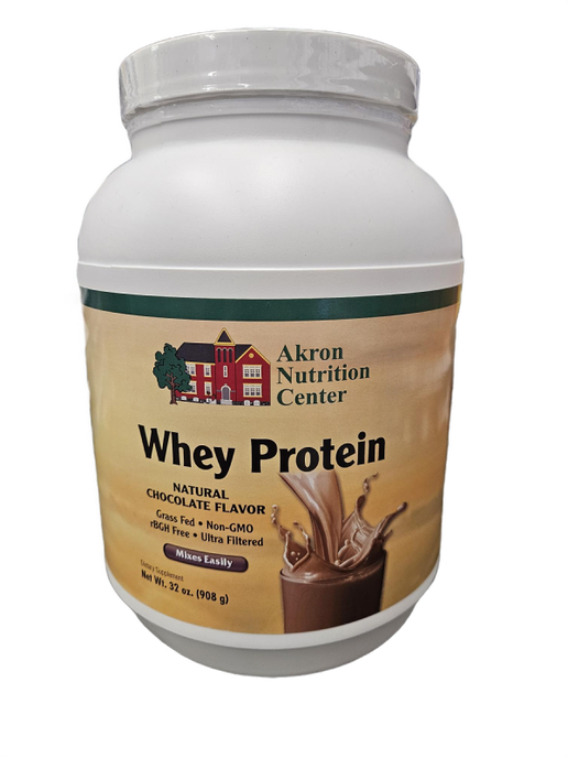 Akron Nutrition Center - Whey Protein Powder (Chocolate) - 32 oz