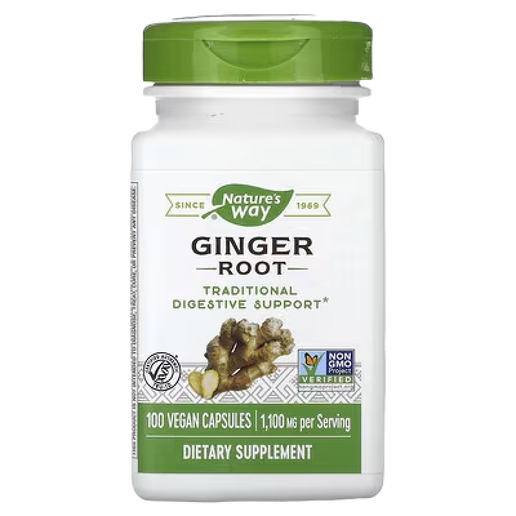 Nature's Way - Ginger Root - 100 capsules