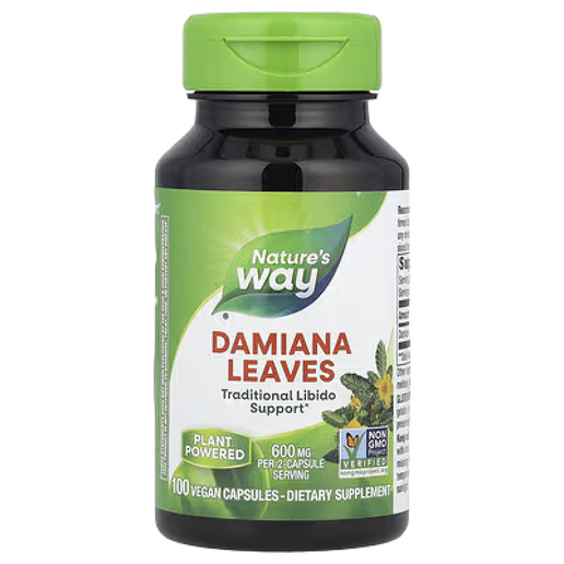 Nature's Way - Damiana Leaves - 100 Capsules