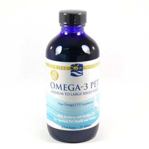 Nordic Naturals - Omega-3 Pet to Large Breed Dogs - 8floz