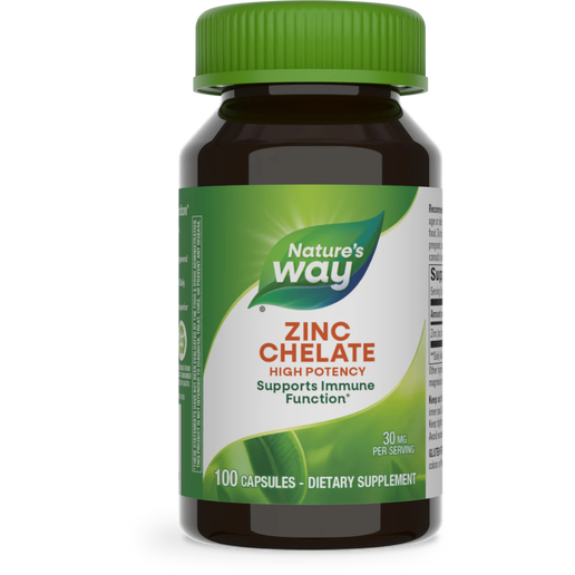 Nature's Way Zinc Chelate - 100 Capsules