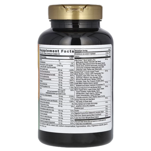 Nature's Way Alive! Max3 Multivitamin Supplements No Iron Added - 180 Tablets