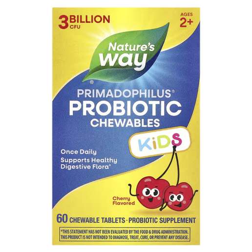 Nature's Way - Primadophilus Kids - 60 Cherry chewable tablets (refrigerated)