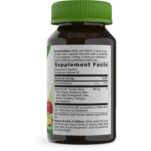 Nature's Way Orchard Fruits Fruit Powder Blend - 60 capsules