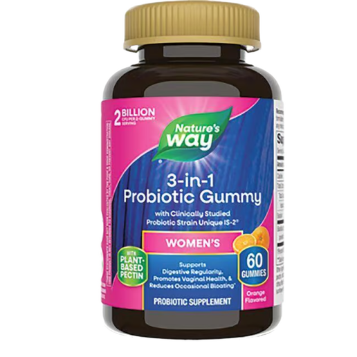Nature's Way - Women's 3-in-1 probiotic gummy - 60 Gummies