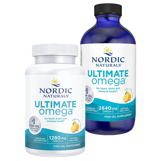 Nordic Naturals - Ultimate Omega (Lemon Flavor) - 180 Soft-gels