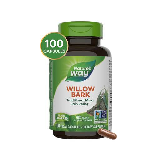 Nature's Way Willow Bark - 100 Capsules