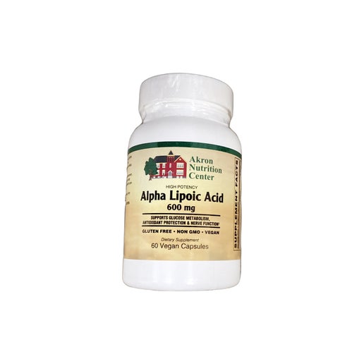 Akron Nutrition Center - Alpha Lipoic Acid 600mg - 60 vegan caps