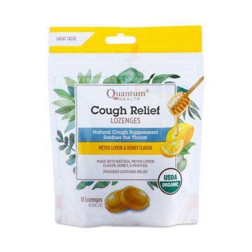Quantum Health Lemon Cough Relief Lozenges
