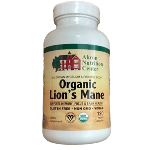 Akron Nutrition Center - Organic Lion’s Mane - 120 VCaps