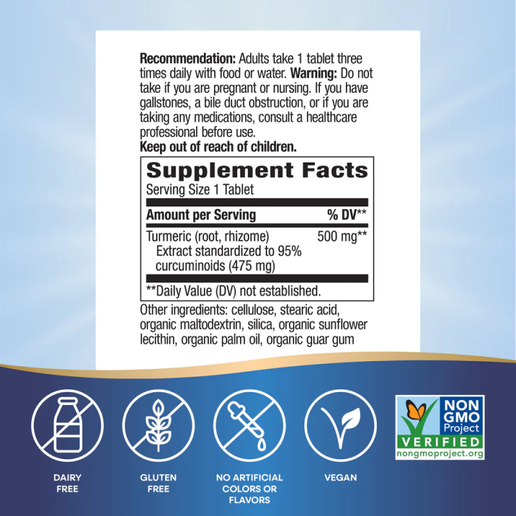 Nature's Way - Turmeric Extract - 60 Capsules