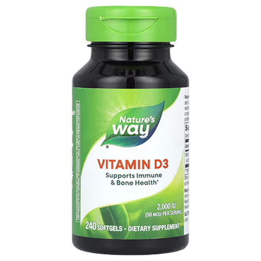 Nature's Way - Vitamin D3 2000 IU - 240 softgels
