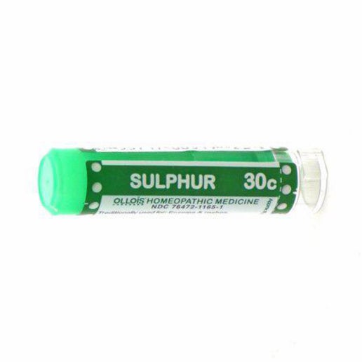 Ollois Sulphur 30C, Organic, Lactose-Free Homeopathic Medicine
