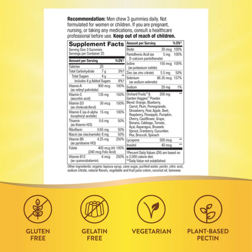 Nature's Way Alive! Mens Gummy Vitamins - 75 count