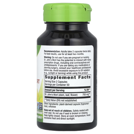 Nature's Way - St. John's Wort - 100 Capsules