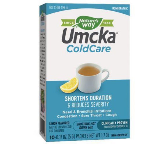 Nature's Way - UMCKA ColdCare Soothing Lemon Hot Drink - 10 Packets
