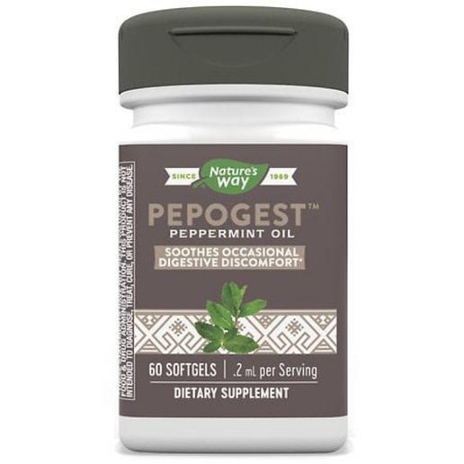 Nature’s Way Pepogest Peppermint Oil 60sftgls