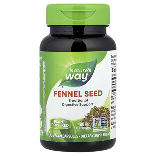 Nature's Way - Fennel Seed - 100 Capsules