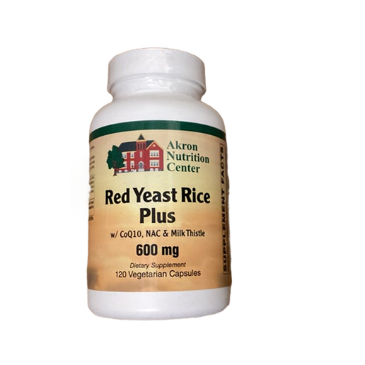 Akron Nutrition Center - Red Yeast Rice 600 mg - 120 VCaps