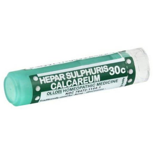 Ollois Hepar Sulphuris Calcareum 30C / Calcium Sulfide / 80 Pellet
