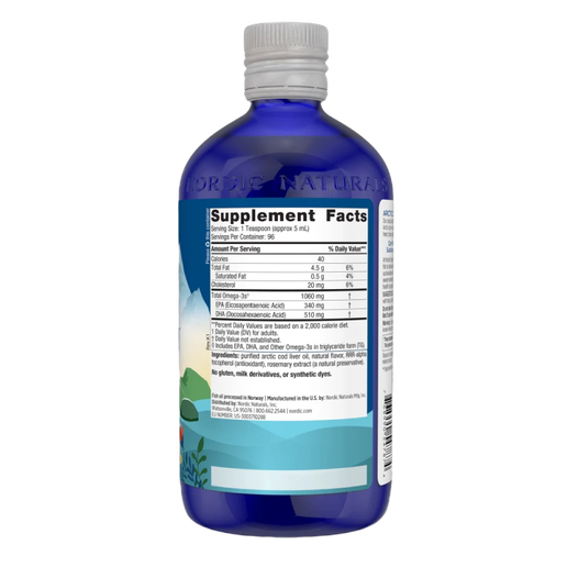 Nordic Naturals - Arctic Cod Liver Oil (Orange) - 16 fl oz