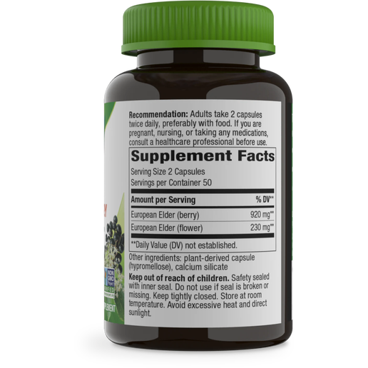 Nature's Way Black Elderberry - 100 Capsules