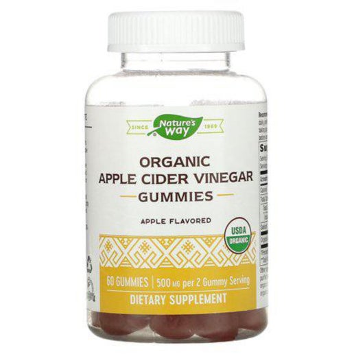 Nature's Way - Organic Apple Cider Vinegar Gummy (500mg) - 60 Gummies