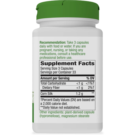 Corn Capsule Nature's Way – Corn Silk – 100 Capsules – Akron Nutrition Center