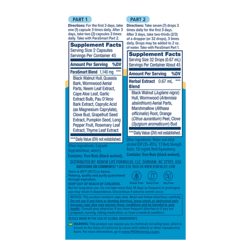 Renew Life - ParaSmart Cleansing 15-day program