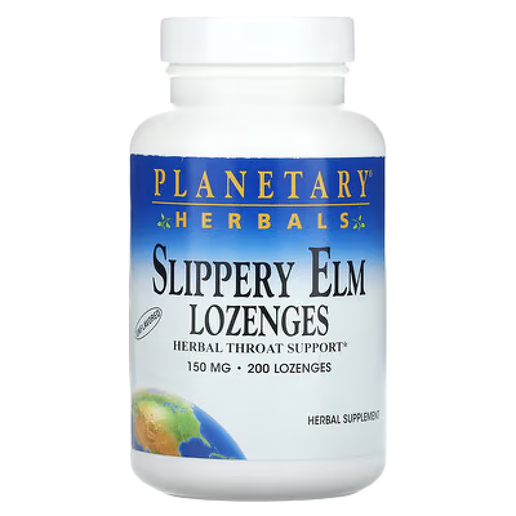 Planetary Herbals - Slippery Elm Lozenges 150mg- 200 lozenges