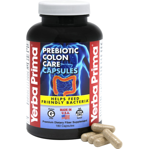 Yerba Prima - Prebiotics Colon Care Caps - 180 Capsules