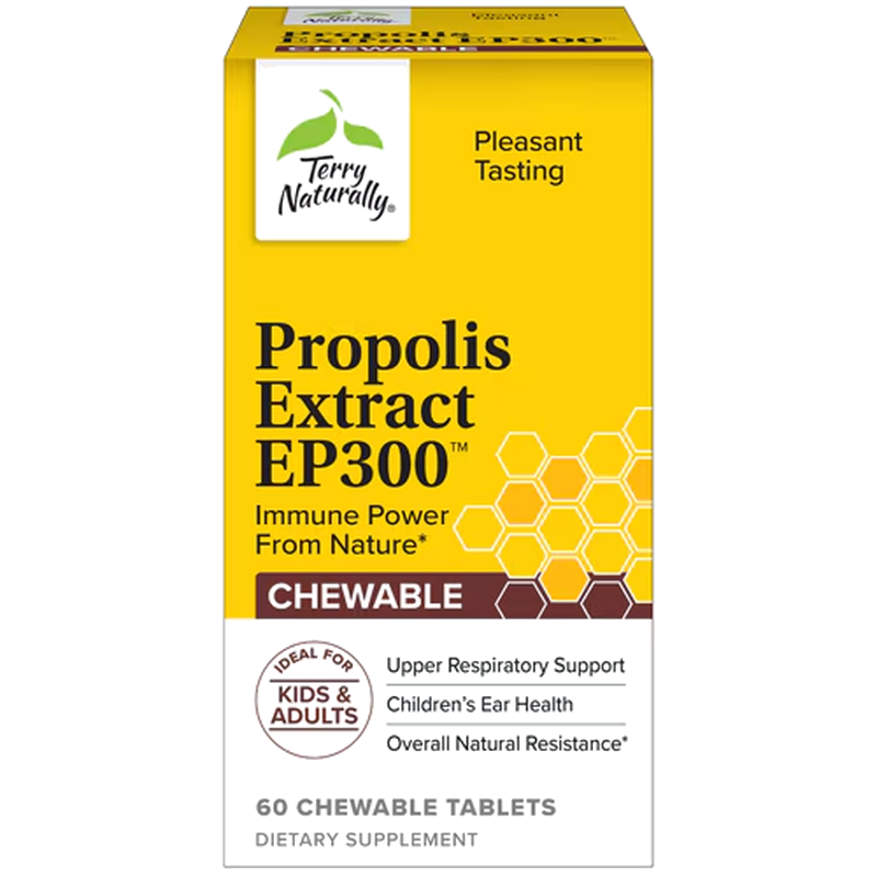 Terry Naturally - E P 300 Propolis extract chewable - 60 chewable tablets