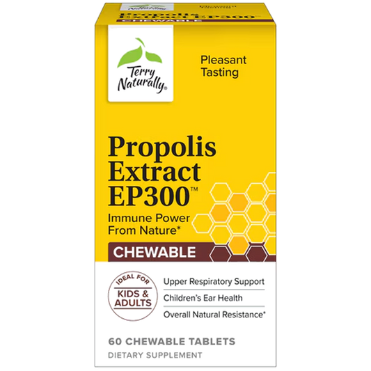 Terry Naturally - E P 300 Propolis extract chewable - 60 chewable tablets