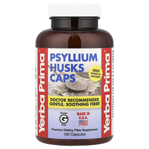 Yerba Prima - Psyllium Husk Caps - 180 VCaps